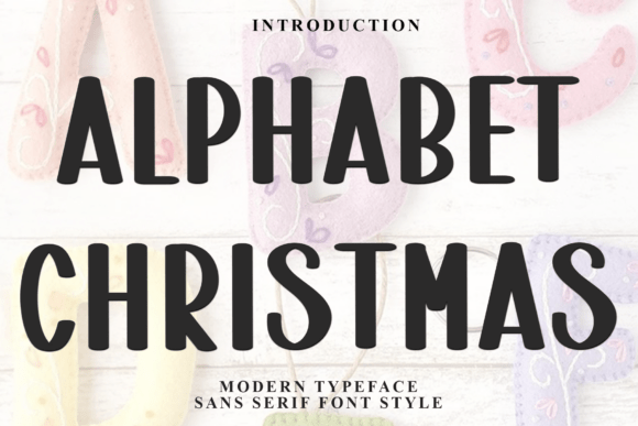 Alphabet Christmas: A Unique Font for Creative and Professional Design Projects
