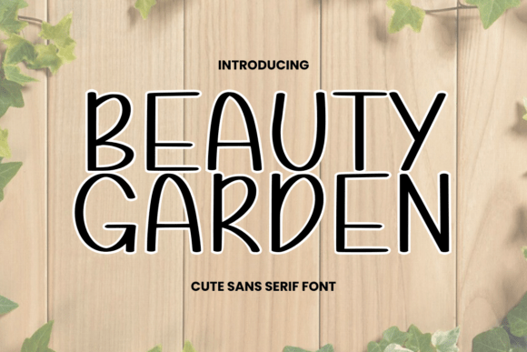 Beauty Garden: A Playful Font for Creative Projects