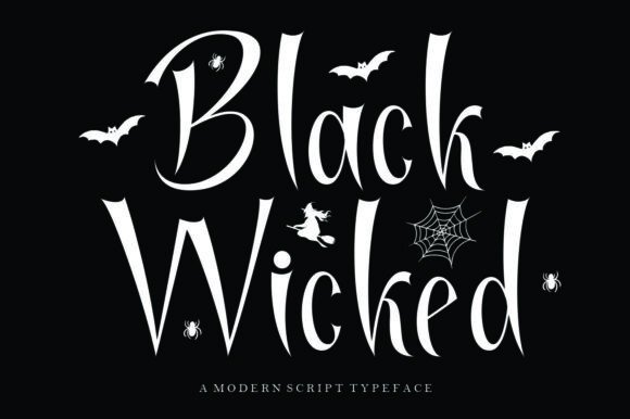 Black Wicked: A Sophisticated Display Font for Impactful Design Projects