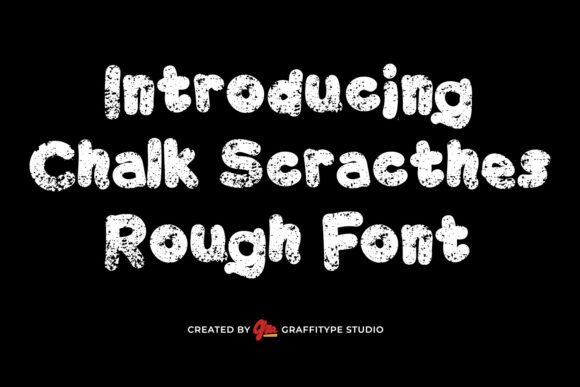 Chalk Scratches Rough Font: A Bold Choice for Expressive Design