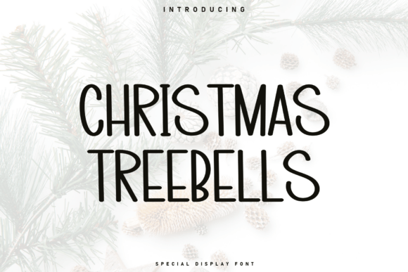 Christmas Treebells: A Handwritten Font for Elegant, Casual Design Projects