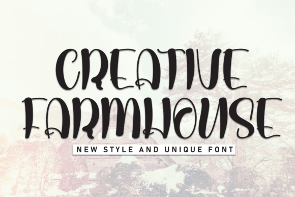 Creative Farmhouse: A Versatile Font for Modern Design Projects