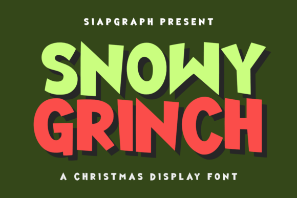Discover the Charm of the Snowy Grinch Font: A Playful Touch for Creative Projects
