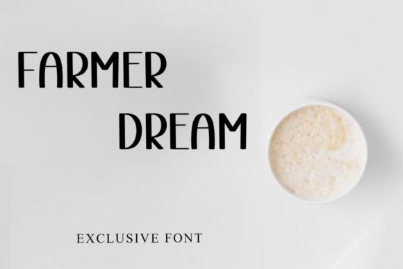Farmer Dream: Festive Typography Made Magical