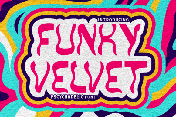 Funky Velvet: A Retro-Futuristic Typeface for Bold Design