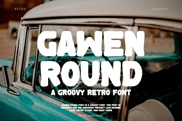 Gawen Round: A Retro Font with Groovy Flair