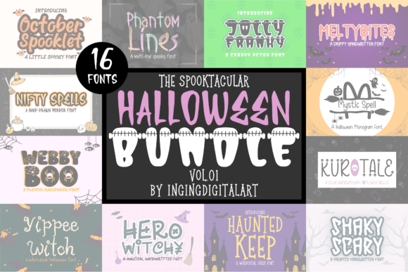 Get into the Spooky Spirit with The Spooktacular Halloween Bundle Vol.01