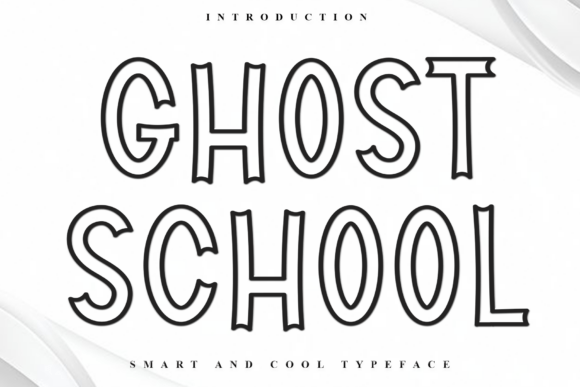 Ghost School: A Festive Typeface for Holiday Magic