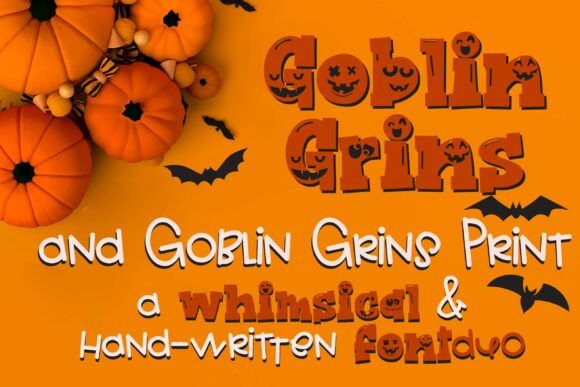 Goblin Grins Duo: A Playful Font Pairing for Creative Designs