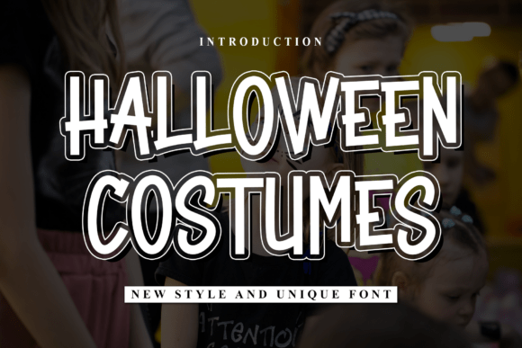 Halloween Costumes: The Playful, Spooky Font That Brings Your Designs to Life