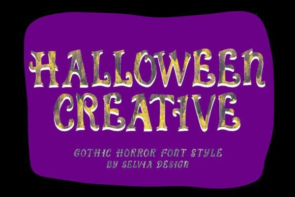 Halloween Creative: A Spooky Typeface for Bold Designs