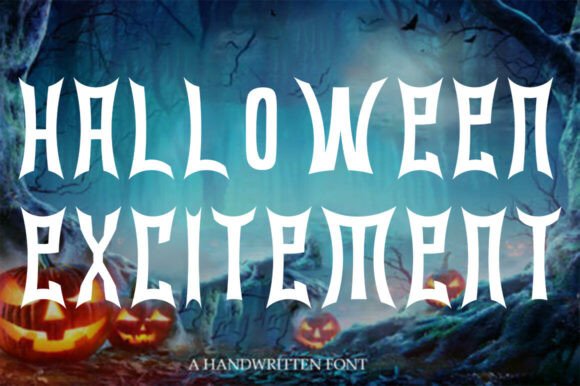 Halloween Excitement: A Font That Brings the Spooky Vibe to Life