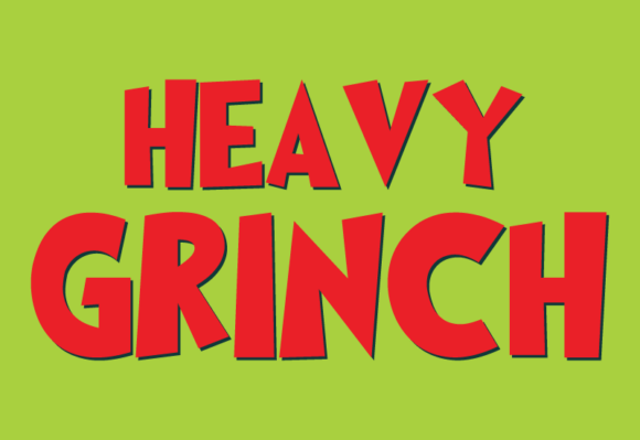 Heavy Grinch: The Playful Christmas Font That Brings Holiday Cheer to Any Design