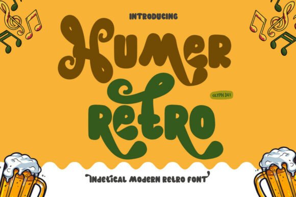 Humer Retro: A Bold, Playful Font for Designs That Pop