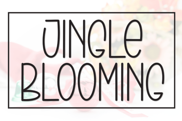 Jingle Blooming: A Playful Font for Modern Design Projects