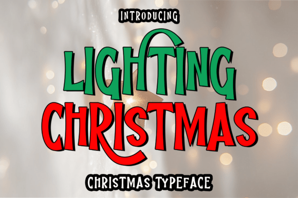 Lighting Christmas: A Luxurious Script Font for Elegant Design