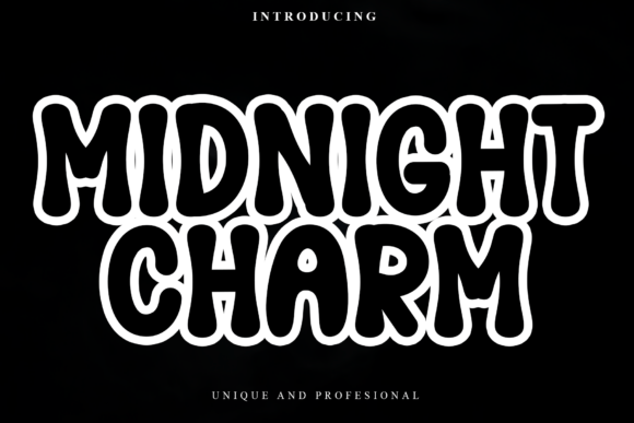 Midnight Charm: A Festive Typeface That Captures Holiday Magic