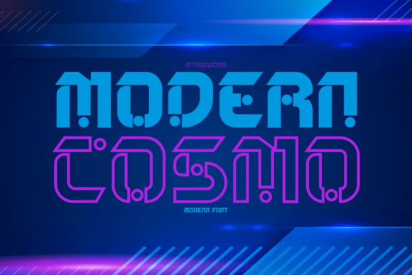 Modern Cosmo: The Futuristic Font Redefining Tech and Design Aesthetics