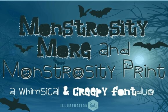 Monstrosity More Duo – A Halloween Font Evaluation for Designers