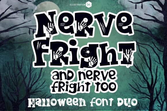 Nerve Fright Duo: Halloween Fonts with Haunting Charm