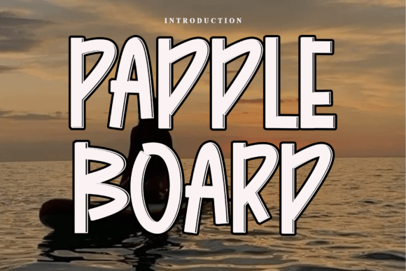 Paddle Board: The Perfect Font for Elegant Design Projects