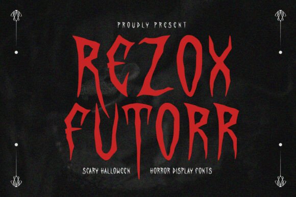 Rezox Futorr: A Chilling Typeface for Bold Visual Design