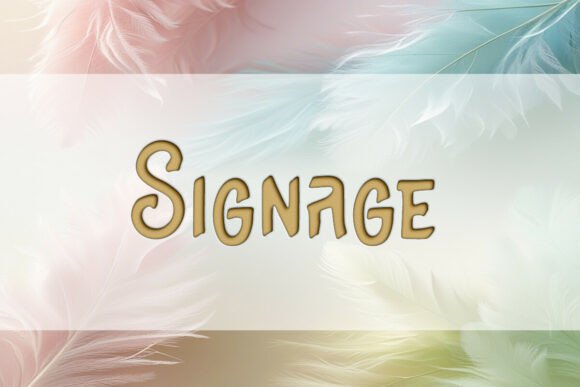 Signage Font: Timeless Design Meets Modern Creativity