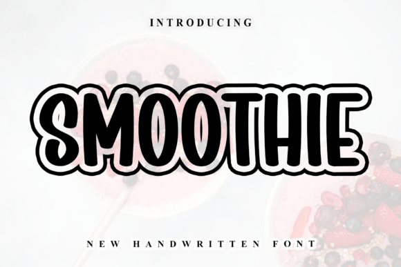 Smoothie: A Playful Font for Joyful Design Projects