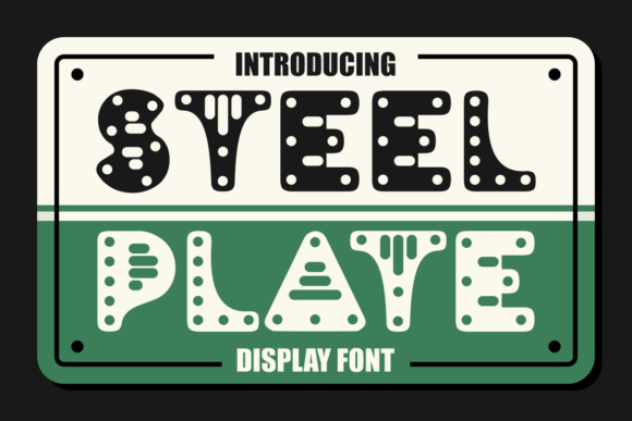 Steel Plate Font: The Ultimate Guide to a Bold Industrial Typeface